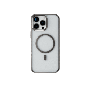 Levelo Elio iPhone 16 Pro Max PC Case with Camera Ring Stand - Titanium (LVLEPCRS16PMTT)