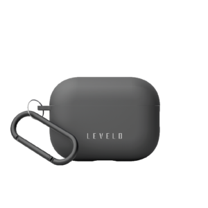 LEVELO GORRA AIRPODS PRO HYBRID SILICONE CASE BLACK LVLGORRAPBK