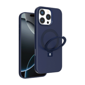 LEVELO IPHONE 16 PRO MAX IRIS PRO MAGSAFE LIQUID SILICONE CASE BLUE LVLIPSC16PMBL