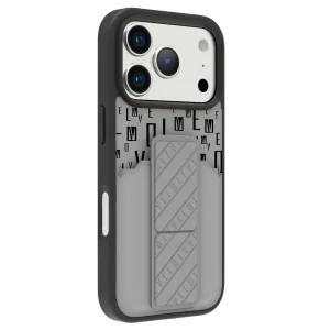 LEVELO MORPHIX IPHONE 17 PRO GRIPSTAND CASE WITH CARD HOLDER CLOUD GREY LVLMRPGCIP17PCGY