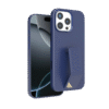 Protect and elevate your iPhone 16 Pro Max with the Levelo Morphix Silicone Case in Dark Blue