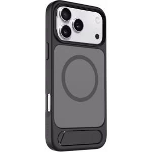 LEVELO MATTEO IPHONE 17 PRO MAX HYBRID KICKSTAND CASE BLACK LVLMTO17PMBK