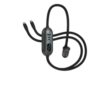 LEVELO POLIX 84W FAST CAR CHARGER GREY LVLPLXCC84WGY