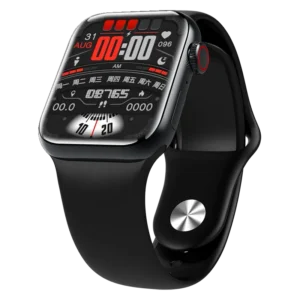PAWA OPULENT SERIES SMART WATCH 45MM GRAY ALUMNIUM CASE WITH BLACK LOOP PW-08S-BK