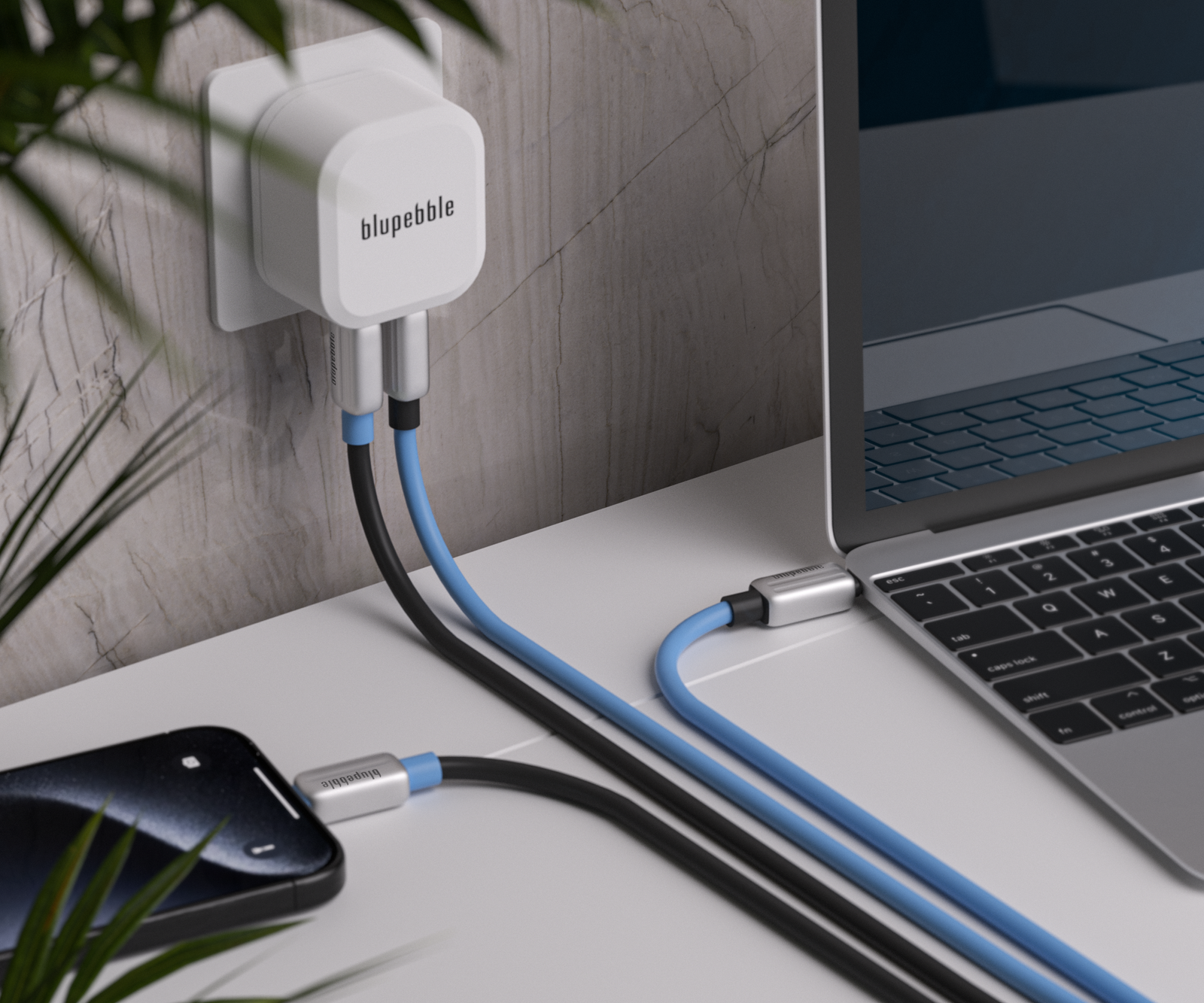 BluPebble PowerFlow: High-Speed USB-C to USB-C Cable (240W, 2-Meter) - Image 4