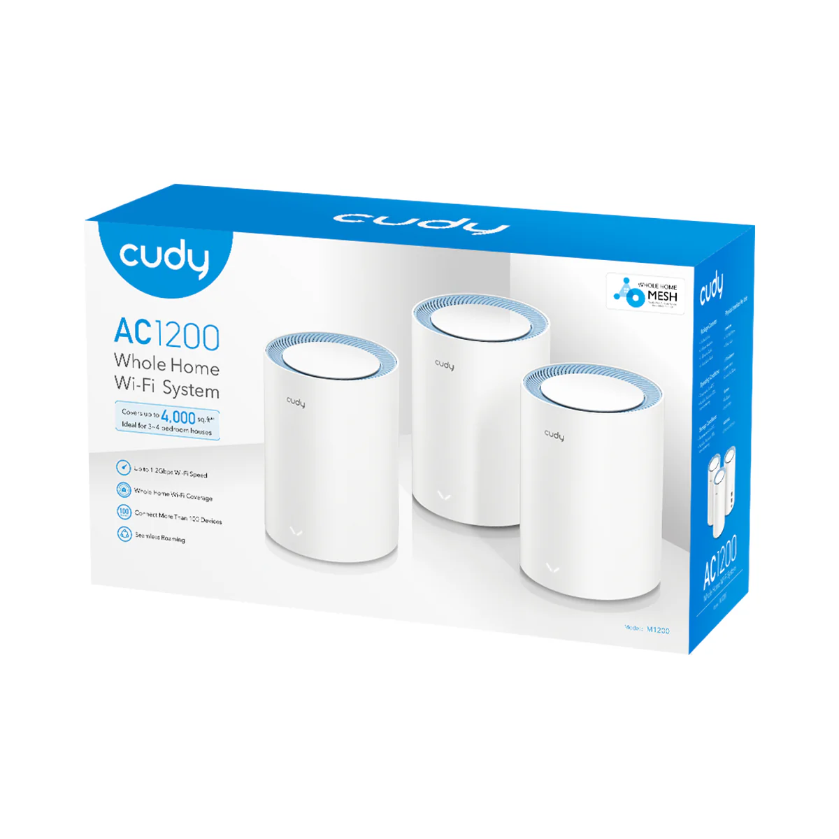 Cudy M1200 3-Pack AC1200 Wi-Fi Mesh Kit - Image 5