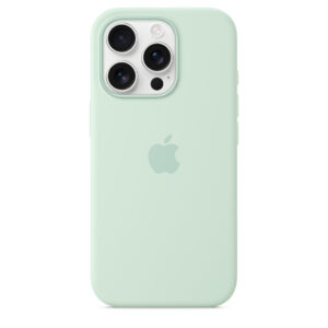 iPhone 16 Pro Silicone MagSafe Case Aquamarine