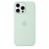 iPhone 16 Pro Max Silicone MagSafe Case Aquamarine