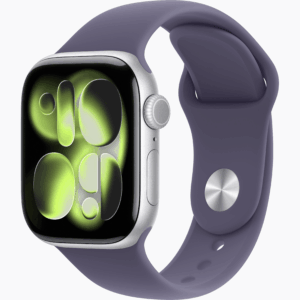 APPLE WATCH SERIES 11 42MM GPS+CELLULAR SILVER ALUMINIUM PURPLE FOG SPORT BAND M-L MF8J4
