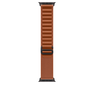APPLE WATCH 49MM TERRA COTTA BLACK TITANIUM ALPINE LOOP LARGE MG9F4