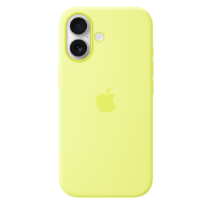 APPLE IPHONE 17 SILICONE CASE WITH MAGSAFE NEON YELLOW MGEV4