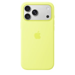 APPLE IPHONE 17 PRO MAX SILICONE CASE WITH MAGSAFE NEON YELLOW MGFM4