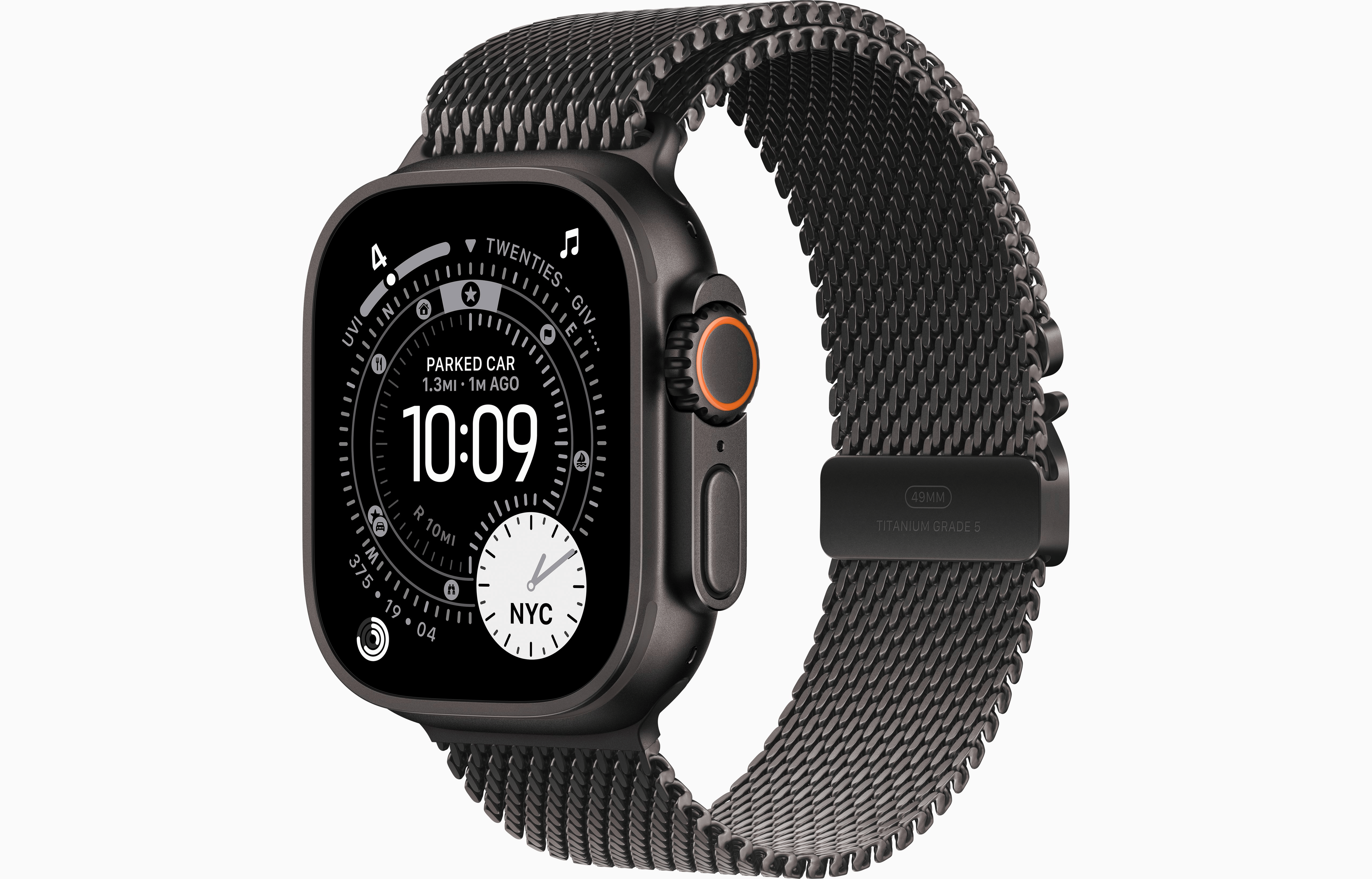 Experience unmatched performance and premium design with the APPLE WATCH ULTRA 3 49MM GPS + CELLULAR BLACK TITANIUM CASE WITH BLACK TITANIUM MILANESE LOOP BAND MEDIUM MF1Q4A
