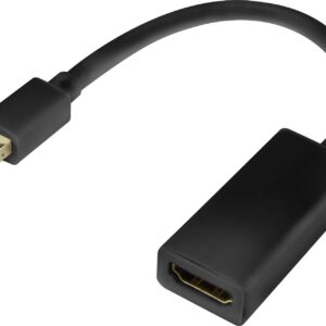 MINI DISPLAY PORT TO HDMI ADAPTER BLACK