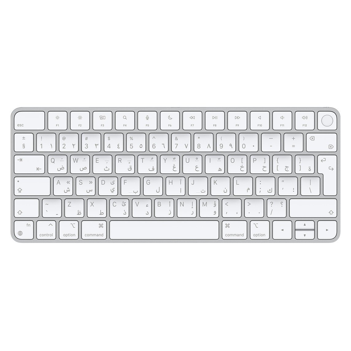 Apple Magic Keyboard with Touch ID MK293E Arabic | Secure and Seamless Typing Experience | Integrated Touch ID Sensor | Arabic Layout - Image 2