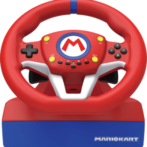 Take your Mario Kartâ„¢ racing experience to the next level with the HORI Nintendo Switch Racing Wheel Pro Mini.