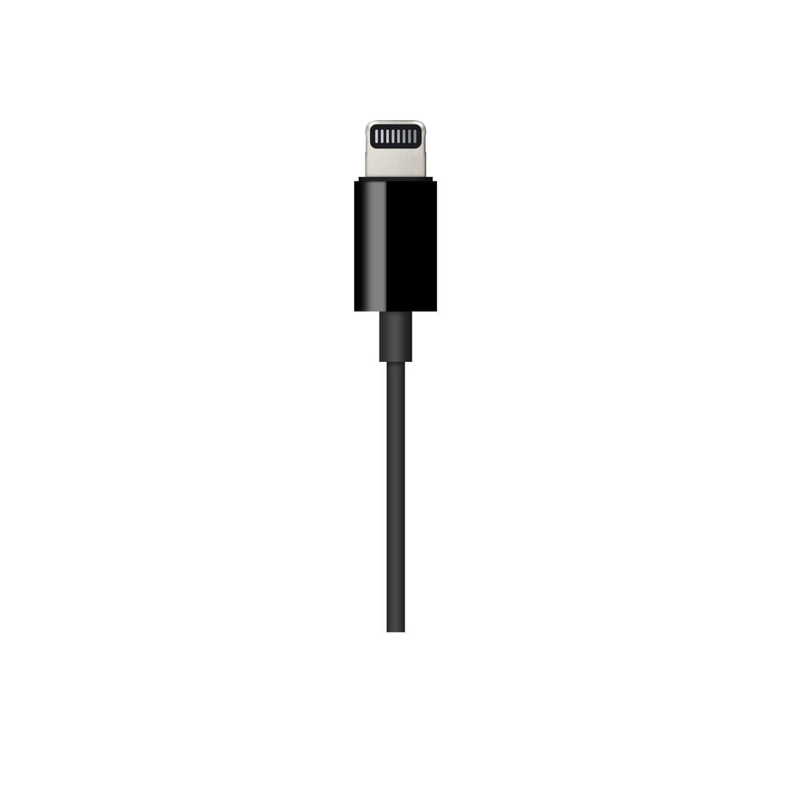 APPLE LIGHTNING TO 3.5MM AUDIO JACK CABLE 1.2M BLACK MR2C2 - Image 3