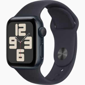 APPLE WATCH SE GPS 40MM (2ND GENERATION) MIDNIGHT ALUMINIUM CASE WITH MIDNIGHT SPORT BAND