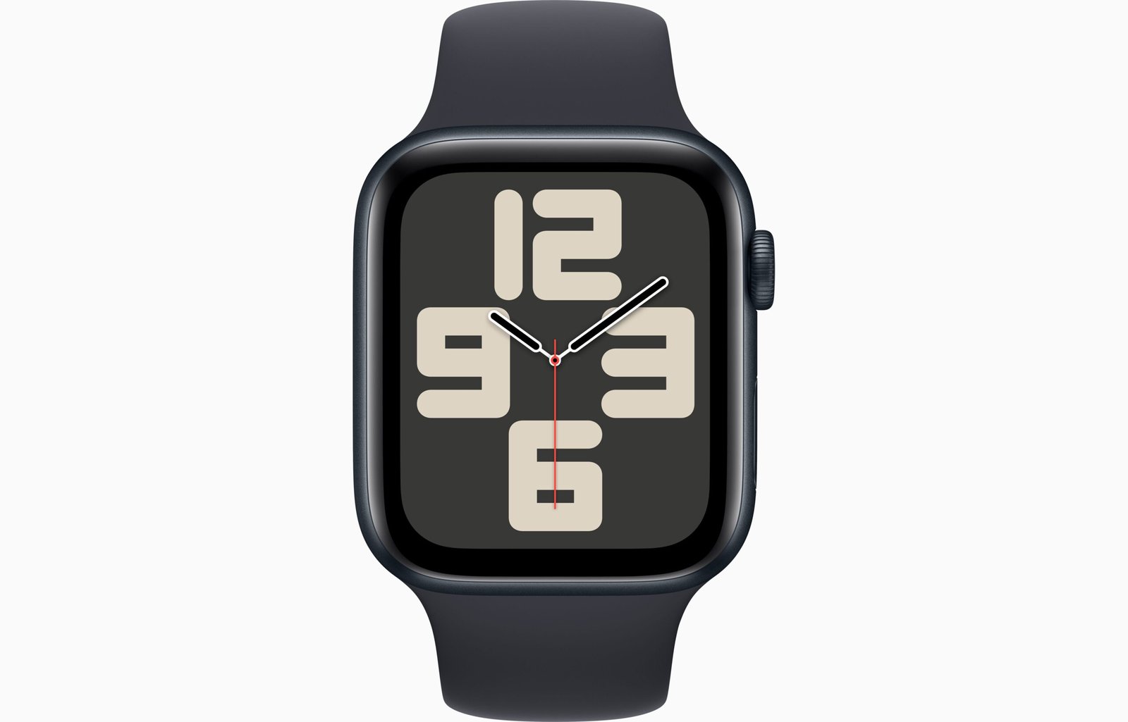 APPLE WATCH SE (2ND GENERATION) GPS 44MM MIDNIGHT ALUMINUM CASE WITH MIDNIGHT SPORT BAND S/M MRE73 - Image 2