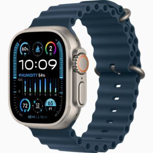 APPLE WATCH ULTRA 2 49MM GPS + CELLULAR TITANIUM CASE WITH BLUE OCEAN BAND MREG3