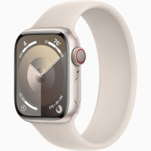 APPLE WATCH SERIES 9 GPS 41MM STARLIGHT ALUMINIUM SOLO LOOP MR9K3