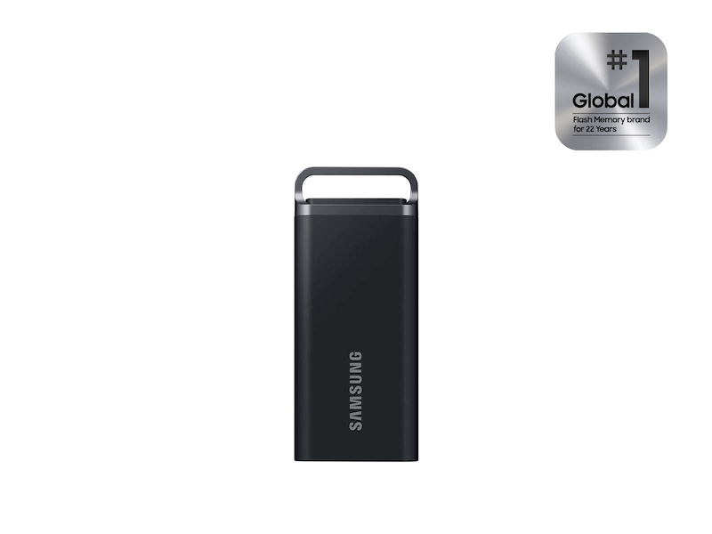 Experience next-level portable storage with the SAMSUNG T5 EVO Portable SSD