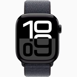 APPLE WATCH SERIES 10 42MM GPS JET BLACK ALUMINIUM CASE WITH BLACK SOLO LOOP MWWX3
