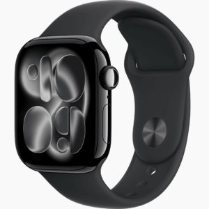 APPLE WATCH SERIES 11 GPS+ CELLULAR 42MM JET BLACK ALUMINIUM CASE WITH BLACK SPORT BAND M/L MF854