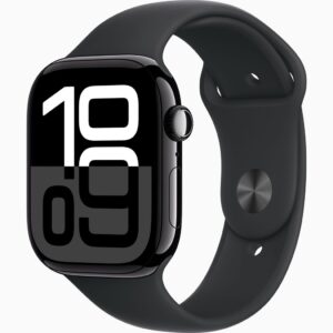 Apple Watch Series 10 GPS - Jet Black Aluminium with Black Sport Band