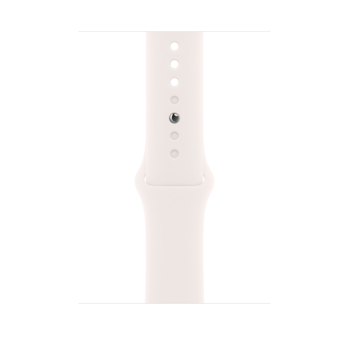 Add a touch of elegance and performance to your Apple Watch with the 46MM Light Blush Sport Band (M/L).
