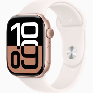 APPLE WATCH SERIES 10 46MM GPS ROSE GOLD ALUMINIUM SPORT BAND M/L MWWU3