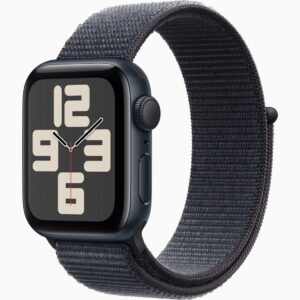 Apple Watch SE (2nd Gen, 40mm, GPS) - Midnight Aluminum Case with Midnight Sport Loop