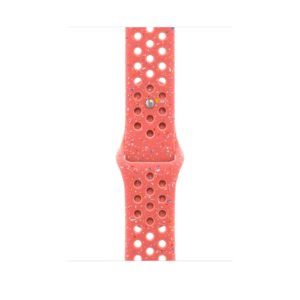 Transform your Apple Watch into a statement of performance and sustainability with the Apple Watch 46MM Nike Sport Band in Magic Ember (S/M) – Model MYLF3.