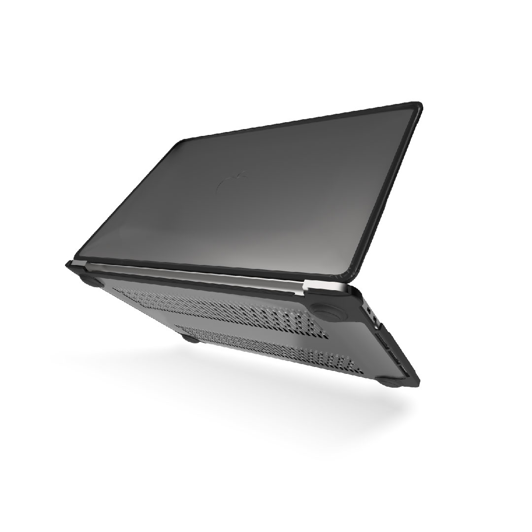 Protect your prized MacBook Pro 14.2" (2022) with the BluPebble Frost SnapShell in Black