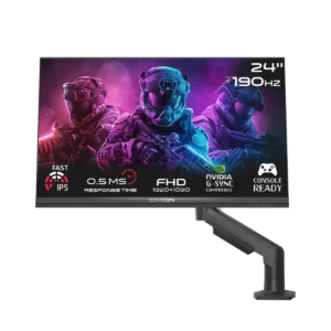 GAMEON GAMING MONITOR 190IPSX MIDNIGHT PRO X 24-INCH FHD 190HZ 0.5MS FLAT SCREEN IPS WITH STAND GOM24FHD