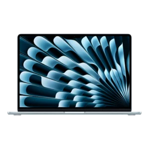 APPLE MACBOOK AIR 15 INCH M4 CHIP 10 CORE CPU 10 CORE GPU 24GB 512GB SKY BLUE ARABIC-ENGLISH MC7D4