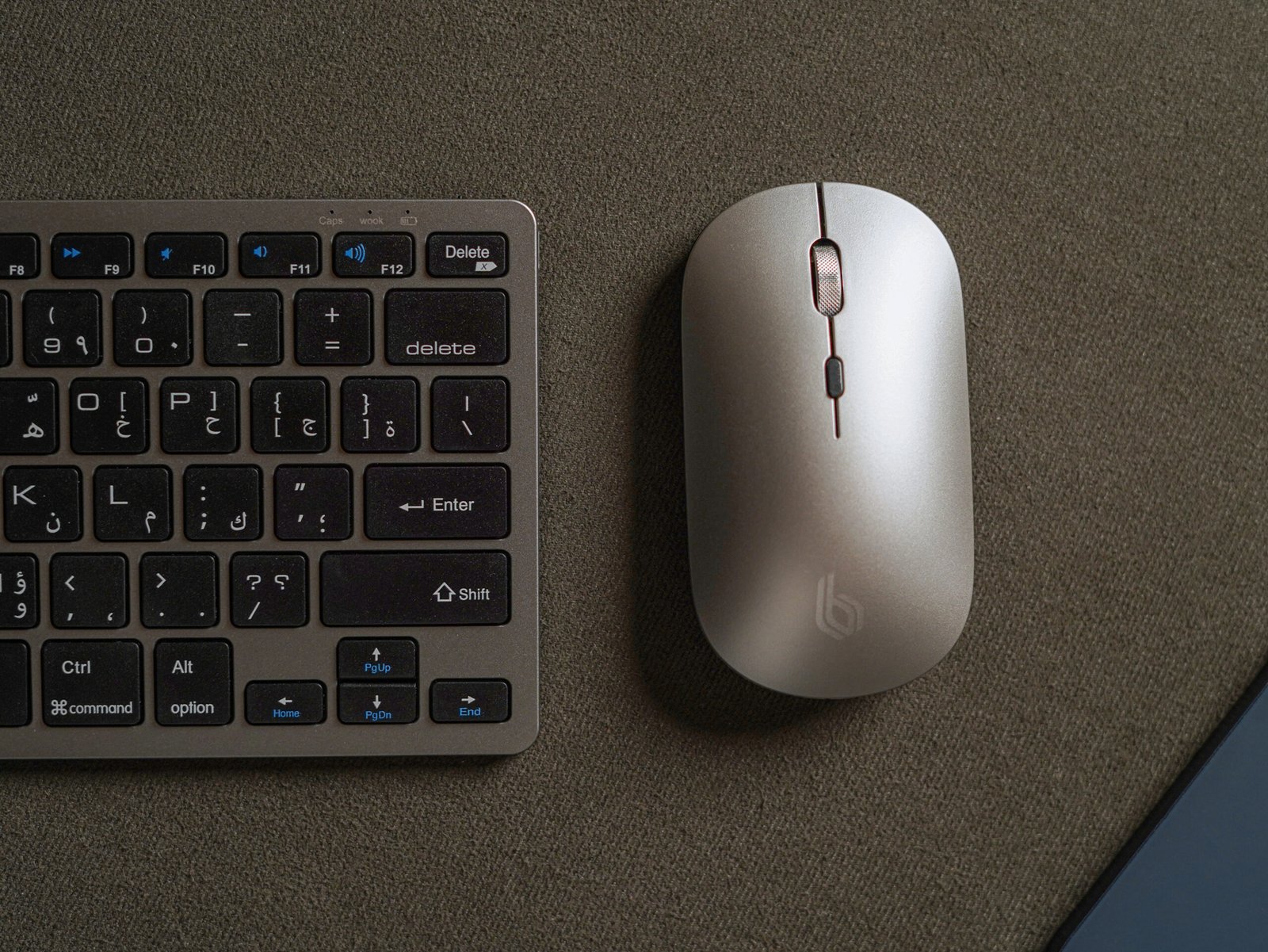 Bluepebble Magic Pebble Combo - Wireless Keyboard + Mouse - Grey BP-MPCKM-GY - Image 3