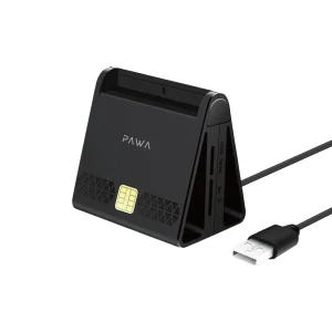 PAWA MULTI SLOTS SMART CARD READER BLACK PWATCDR143-BK