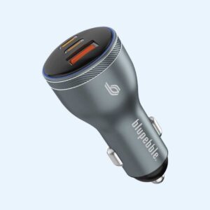 BLUPEBBLE NAVIPOWER FAST CAR CHARGER 95W WITH 2 PD TYPE-C AND QC 3.0 BP-CC001SG