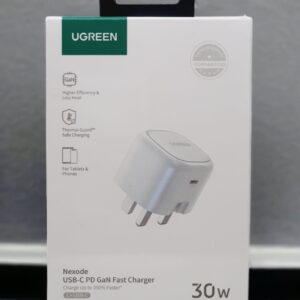 UGREEN NEXODE USB-C 30W CHARGER WHITE 15330
