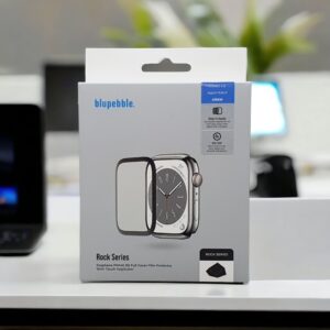 BLUPEBBLE APPLE WATCH 41MM ROCK SERIES GRAPHENE PMMA 3D FULL COVER FILM PROTECTOR BP-APWGRK41MMCL