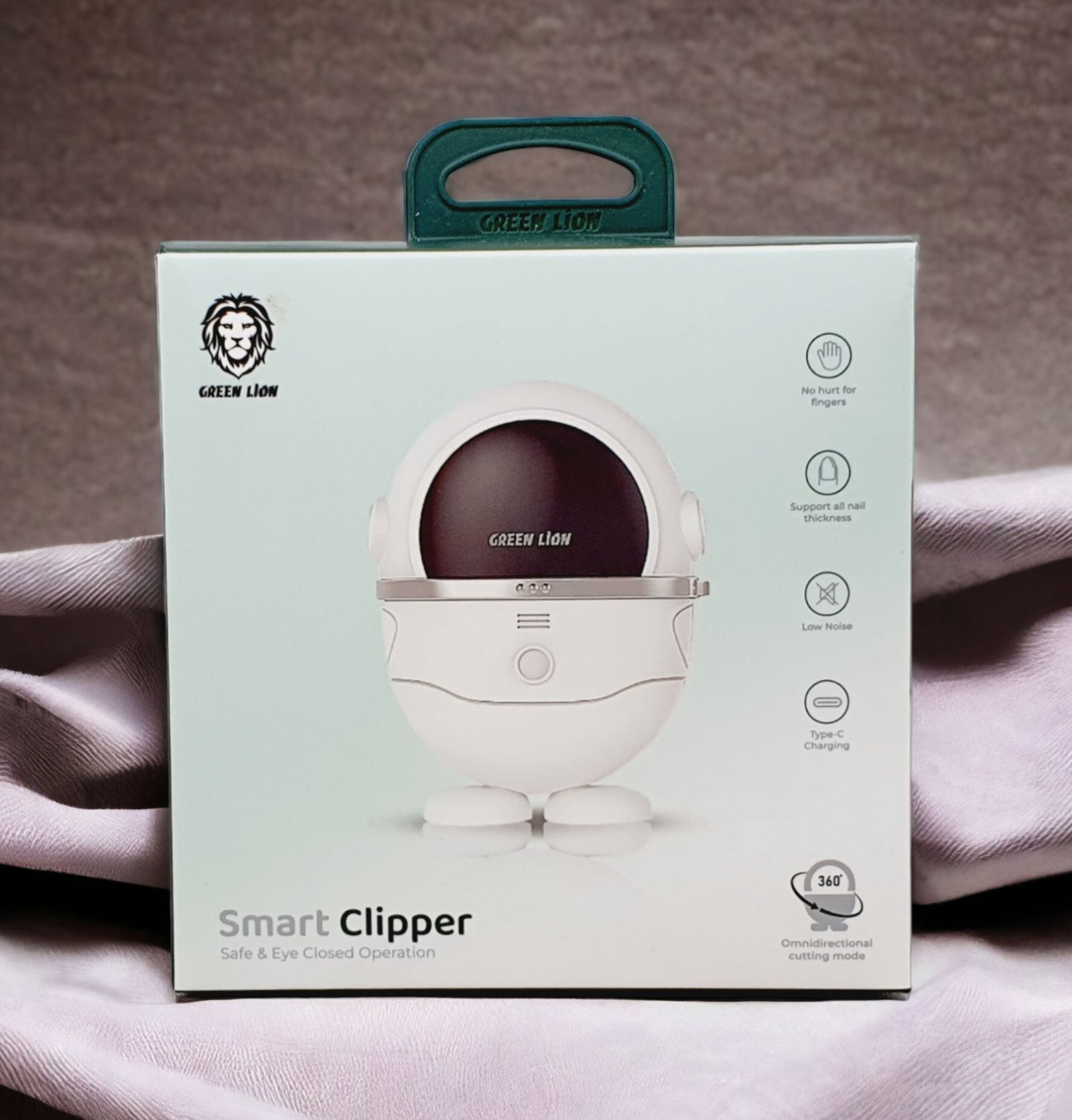 Green Lion Smart Electric Nail Clipper White GNSMTNCLPRWH - Image 2