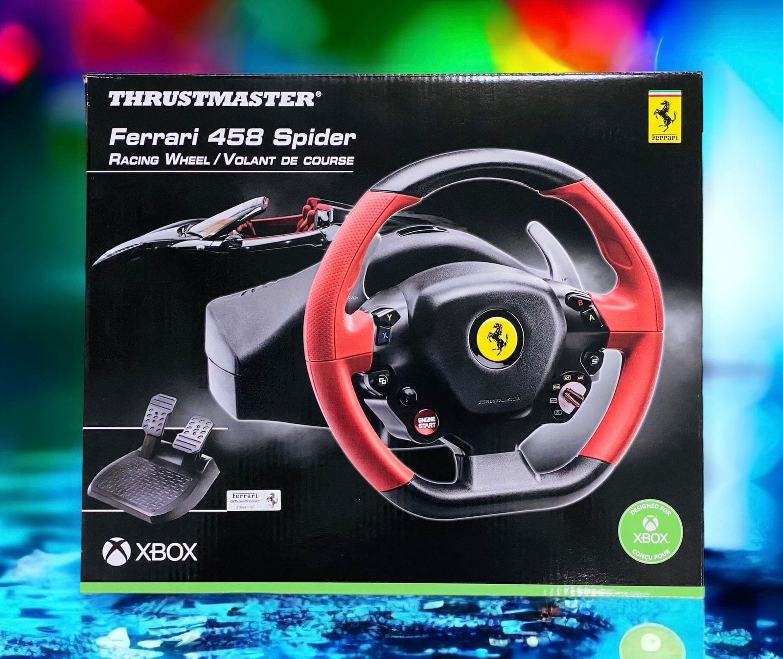 THRUSTMASTER FERRARI 458 SPIDER XBOX RACING WHEEL - Image 2