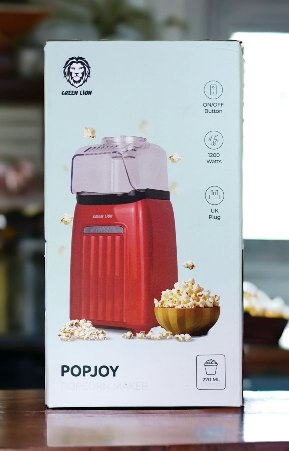 GREEN LION POP JOY POP CORN MAKER RED GNPOPGYPNRD - Image 3