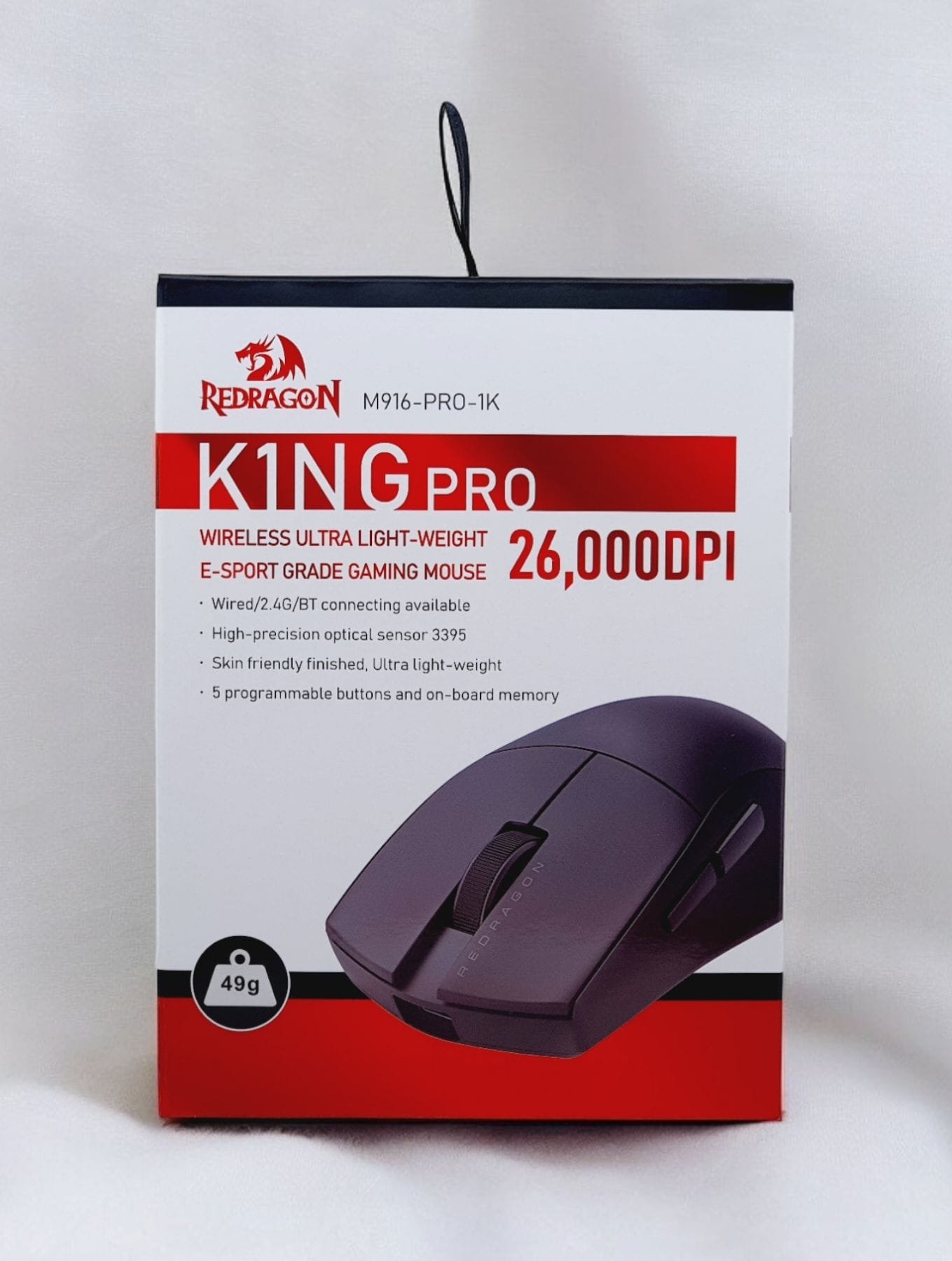 REDRAGON K1NG PRO WIRED/WIRELESS MOUSE BLACK M916-PRO - Image 5