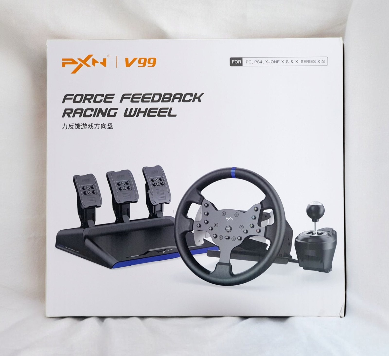 PXN-V99 Racing Wheel for PC/Xbox One/Xbox Series/PS4 - Image 3