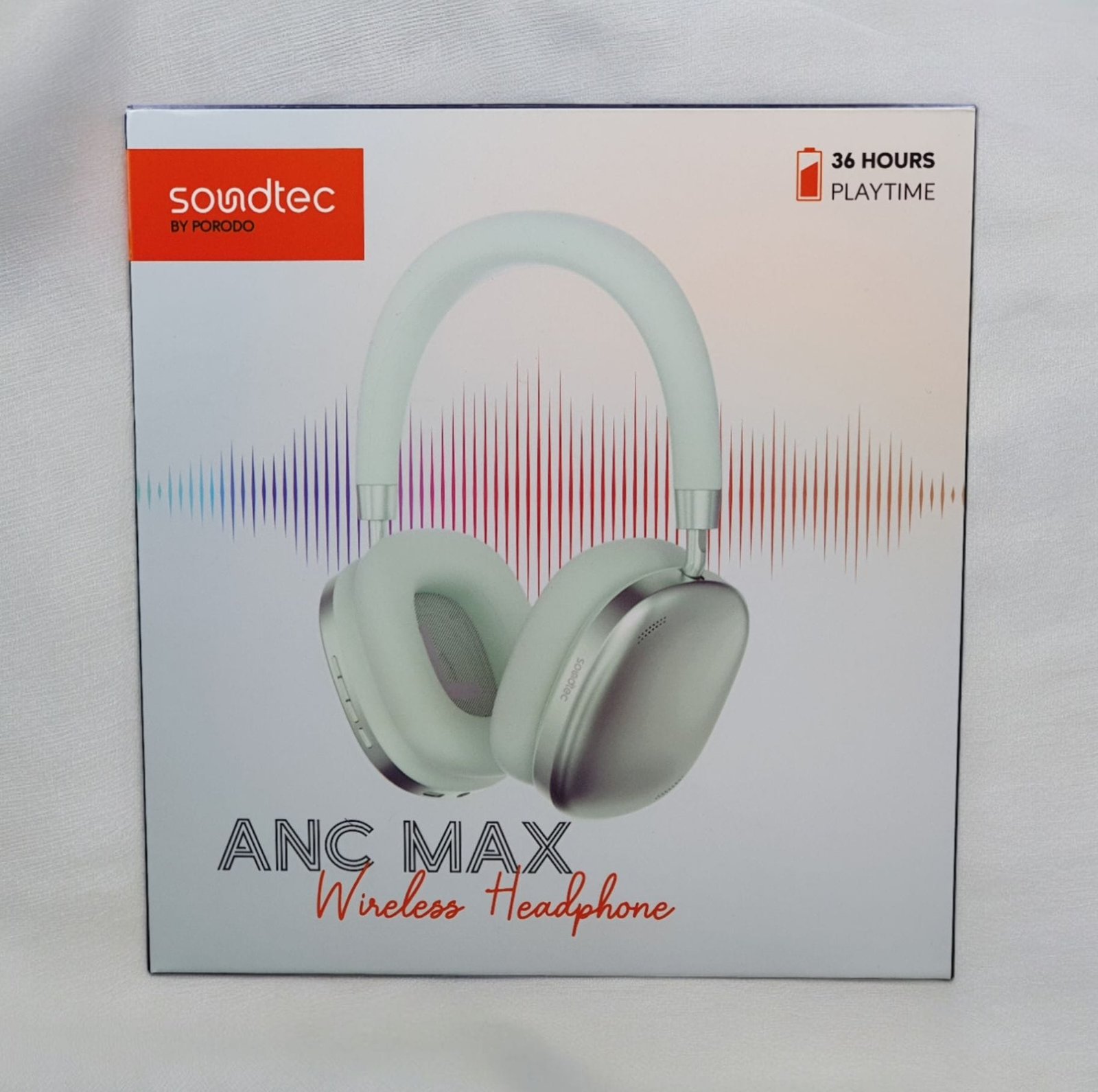 Porodo Soundtec ANC Max Wireless Headphone Green PD-STWLEP023-GN - Image 3