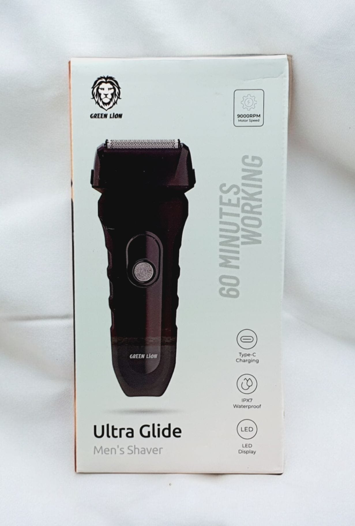 Green Lion Ultra Glide Men's Shaver Black GNULGLIMSHVBK - Image 2