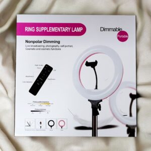 Enhance your content like never before with the versatile Ring Fill Light with Tripod Stand.