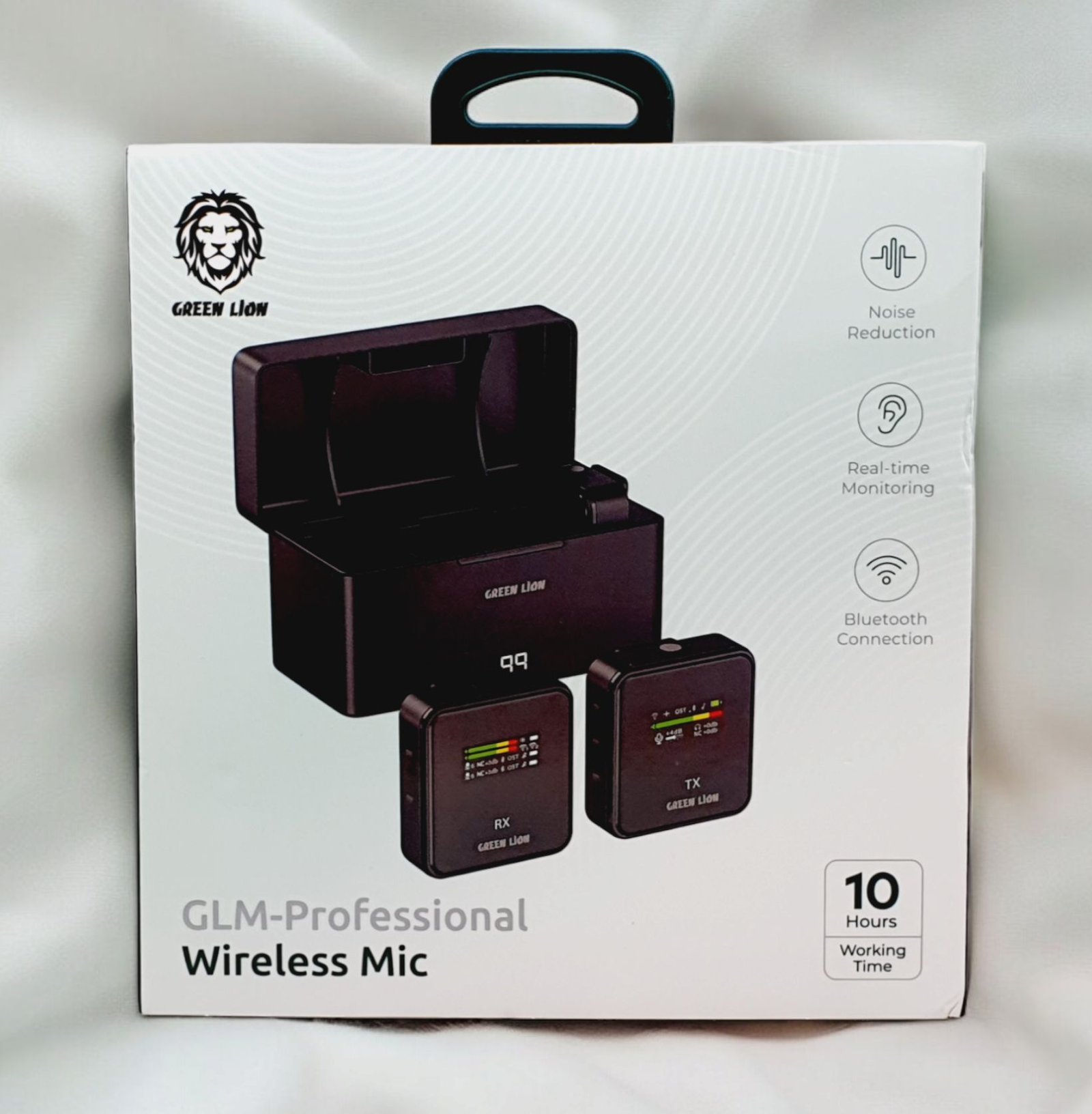 Green Lion GLM-Professional Wireless Microphone in Stylish Black - GNPGLMWMICBK - Image 2
